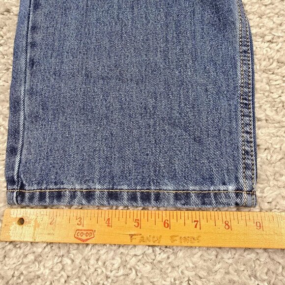 Levis 550 Jeans Men 40x32 Blue Relaxed Taper Fit Medium Wash‎ Cowboy Biker Denim - Picture 11 of 12